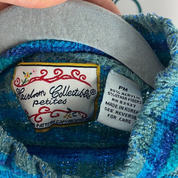 Vintage Y2k Striped Mockneck Sweater - Picture 5 of 5